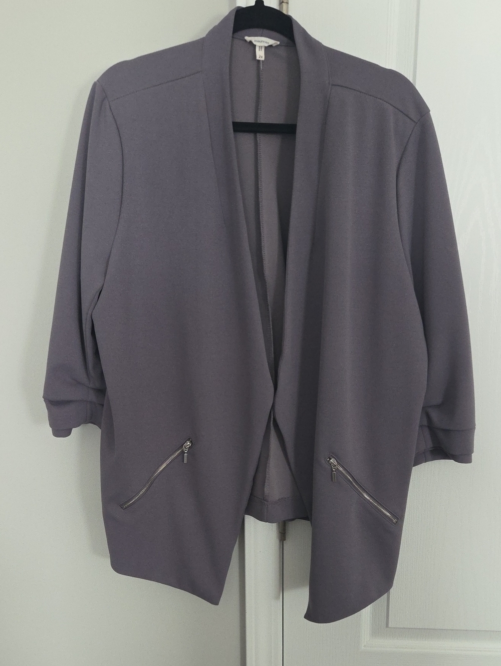 Maurices Open-Front Blazer in Dusty Lavender
